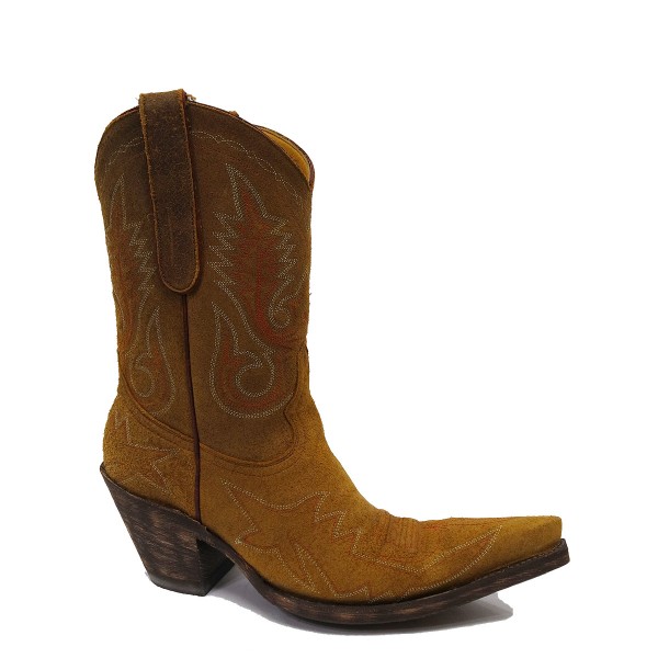 Old Gringo Stivali Western Donna Coraline – Pelle Avorio E Verde Acqua, Punta Snip, L4073-2